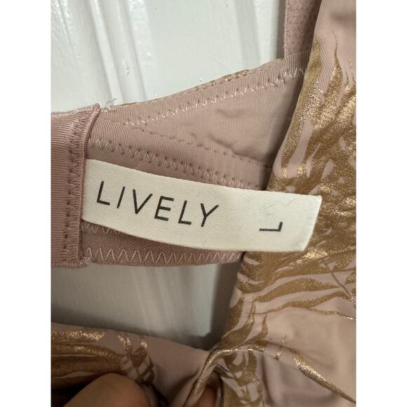 Lively bra size large really beautiful metallic leaf detail - Picture 5 of 5